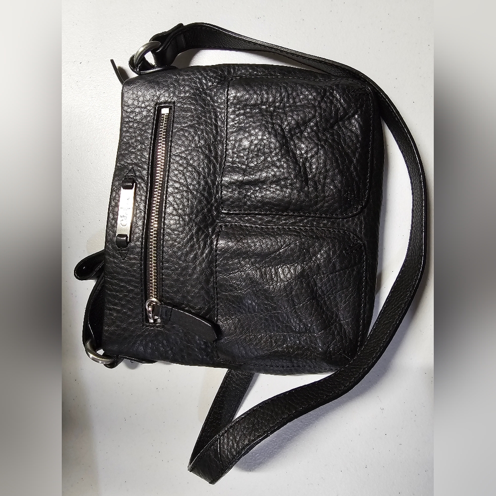 Cole Haan black leather crossbody